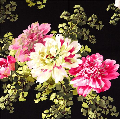 Michael Miller fabric Savannah with flowers 1