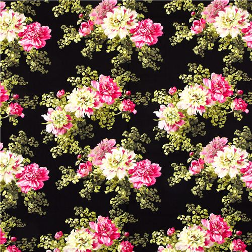Michael Miller fabric Savannah with flowers 2