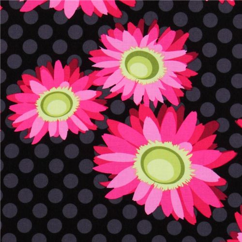 Michael Miller Stoff Stone Daisy Dot von Patty Young 1