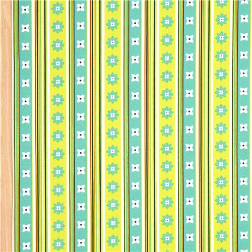 Michael Miller fabric flowers & stripes by Patty Young 2