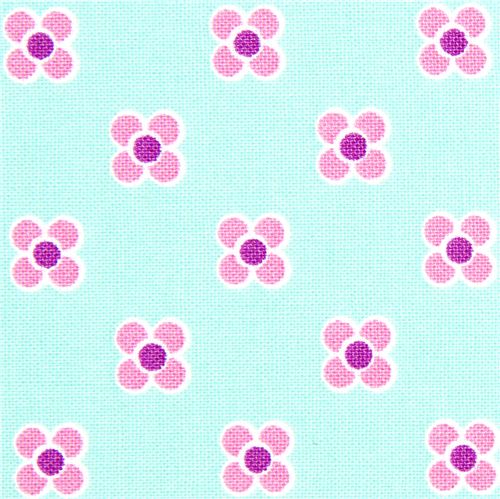 Michael Miller fabric flowers polka dots by Patty Young 1