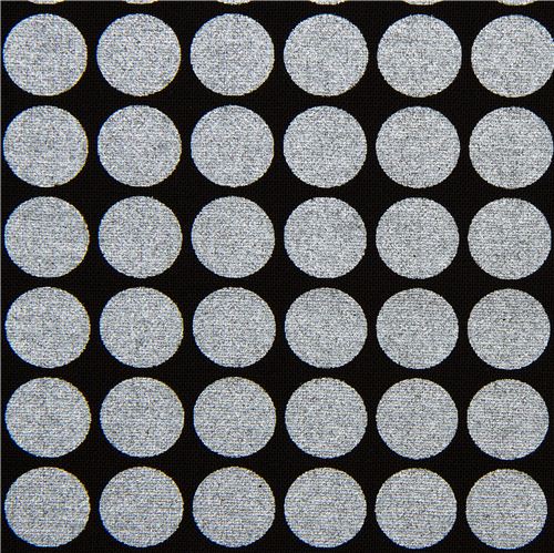 Michael Miller fabric silver glitter dots 2