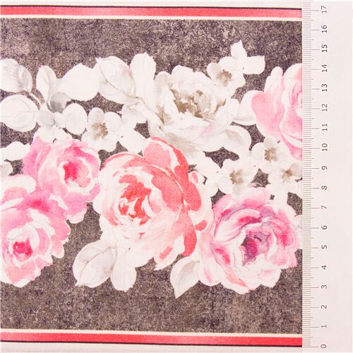 Pink Roses Scrapbook Paper - 8 1/2 x 11