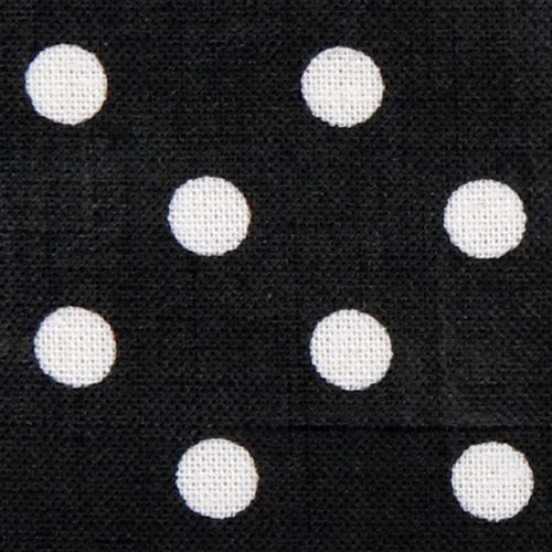 Michael Miller premium laminate fabric white dots 1