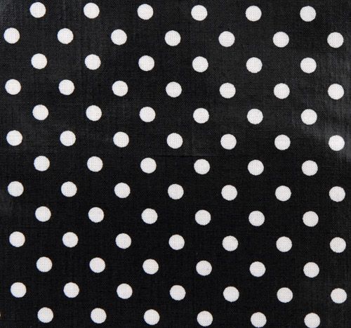 Michael Miller premium laminate fabric white dots 2