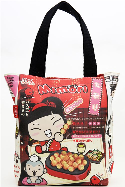 red Mimori bag Japanese Snacks - Shoulder Bags - Bags - Accessories - Kawaii Shop modeS4u