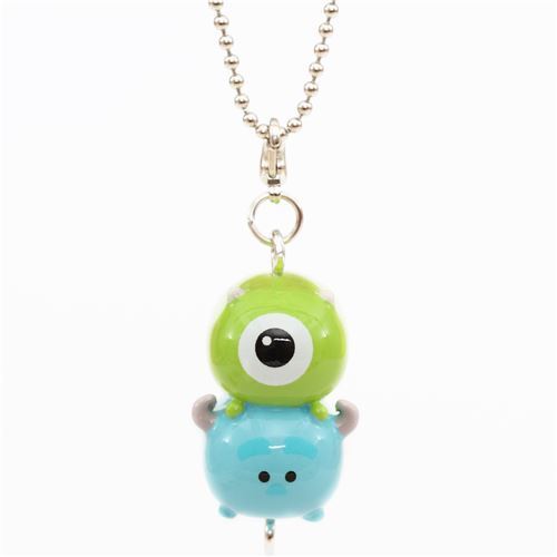 Mini Disney Mike and Sulley Monsters Inc charm cellphone strap - modeS4u