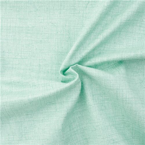 Mint green acqua mini grid pattern fabric Timeless Treasures Fabric by ...