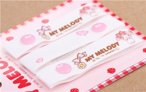 etichetta in tessuto My Melody bottoni 3 pezzi 2