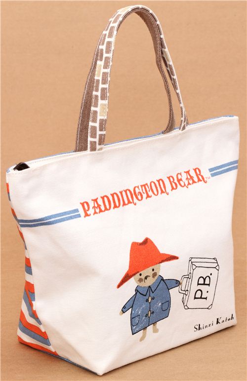 Paddington Bear with suitcase lunch bag from Japan Lunch Bags Bags Accessories Kawaii