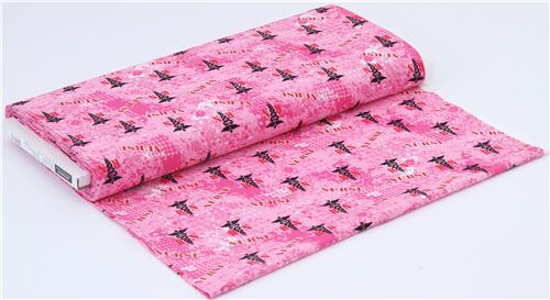 Kit pochette rose motif super infirmière - Tissus Price Matière