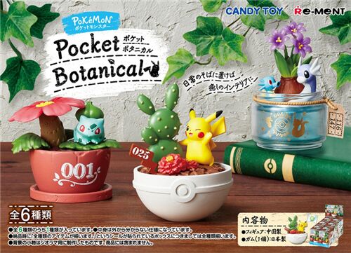 Pikachu/Schiff IN Karton Verpackung Re-ment Pokemon Taschen Botanical Figur 