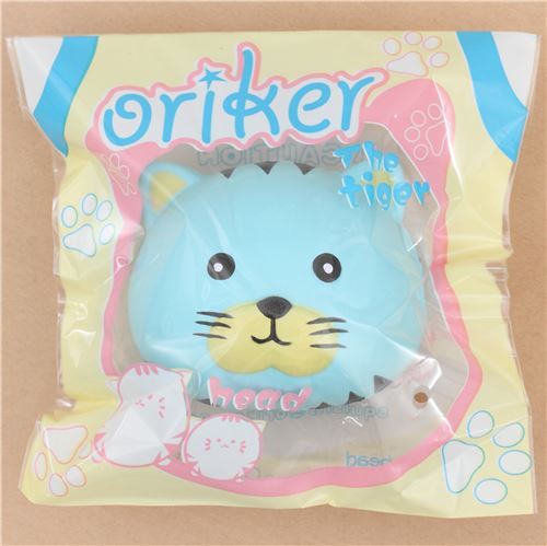 cute Oriker blue tiger bun scented squishy kawaii 3