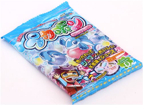 Pukapon fish shaped candy and drink Kracie Popin' Cookin' DIY - DIY ...