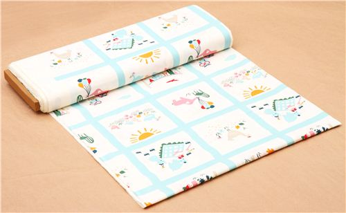 Quilt forest animal birch organic fabric Everyday Party 3