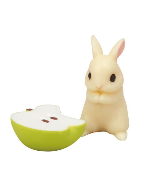 Rabbit favorite food Gashapon capsule toy from Japan - modeS4u