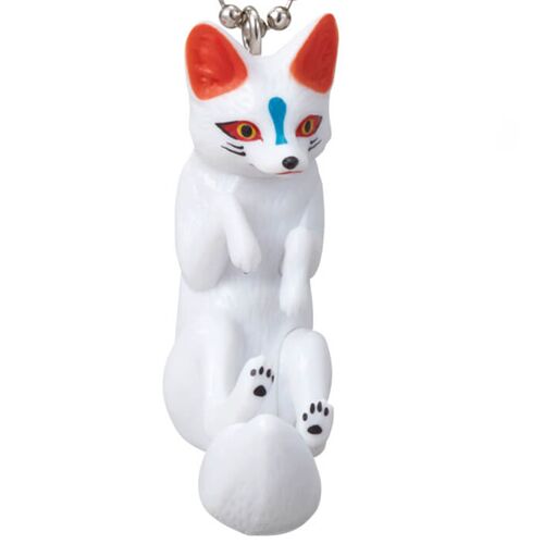 Random Gashapon lucky charm fox Omamori Kitsune capsule toy 3