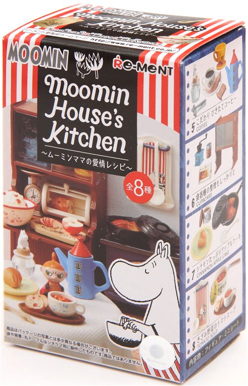 Moomin Re-ment Miniatures Moomin house's rement Kitchen Full set of 8 F/S 