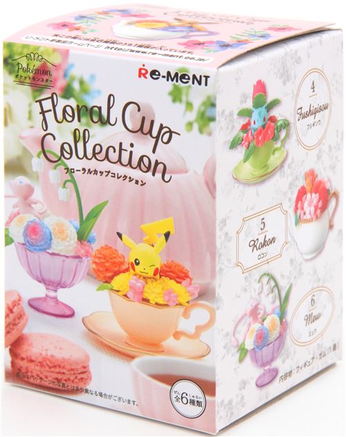 Re Ment Pokemon Floral Cup Collection Miniature Blind Box Modes4u