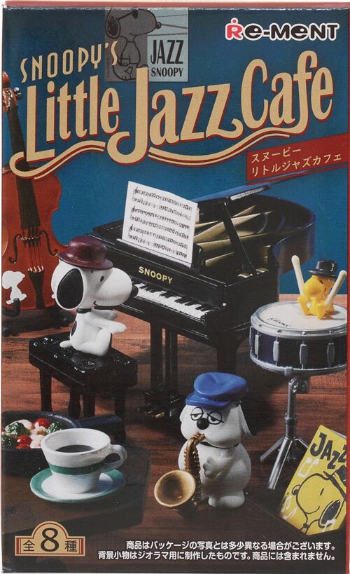 Re-ment blind box Snoopy Little Jazz Cafe - modeS4u