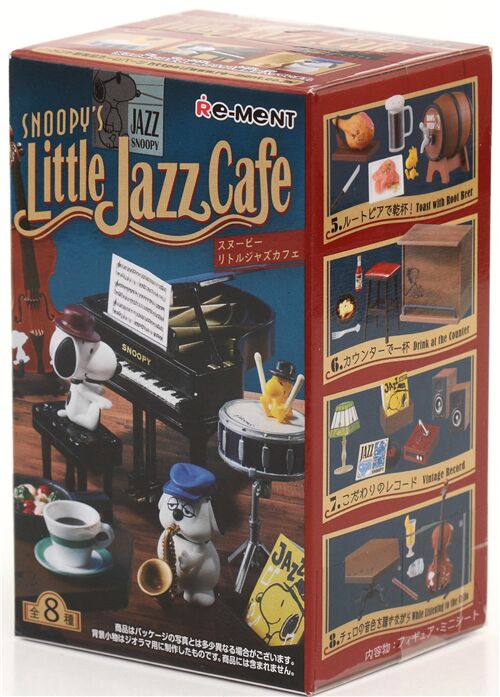 Re Ment Peanuts Snoopy Snoopy S Little Jazz Cafe Miniature Figure Toy Box Full 8 Food Groceries Dolls Bears Japengenharia Com Br
