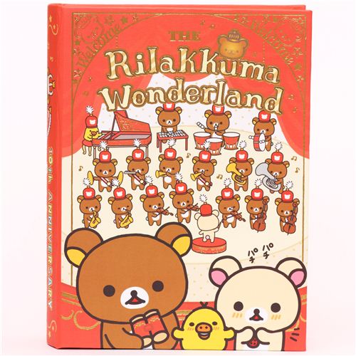 Rilakkuma Wonderland marching band book stationery set Other cute