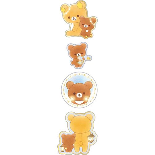 Rilakkuma and Kogumachan shiny stickers by San-X  2