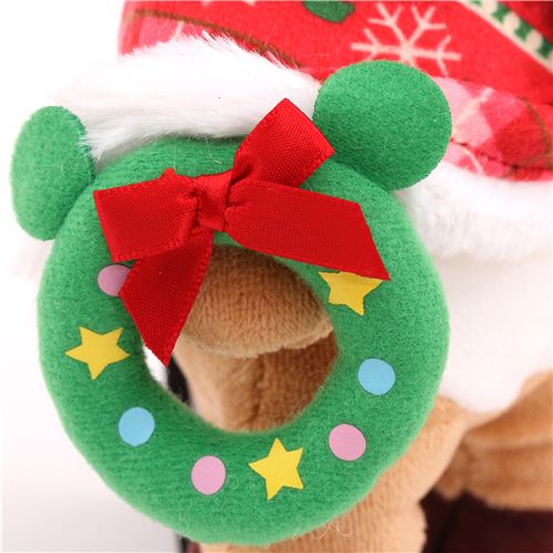 Rilakkuma brown bear Santa Claus Xmas plush toy San-X Japan - modeS4u