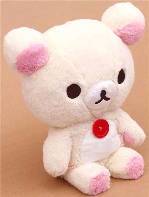 Rilakkuma white teddy bear plush toy size M by SanX modeS4u