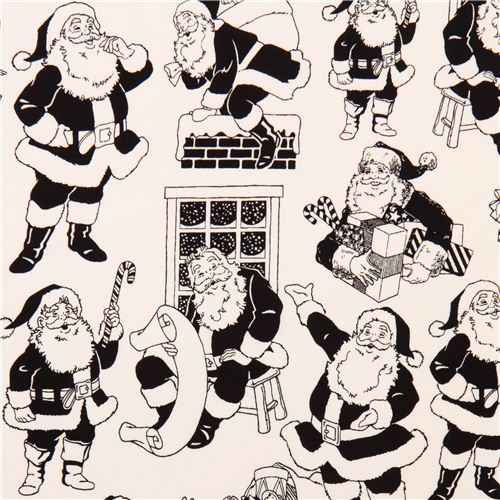 Riley Blake Santa Claus Xmas fabric Lost & Found Christmas 1
