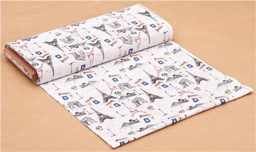 Riley Blake retro Paris sights fabric Pepe in Paris 4