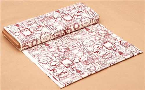 Riley Blake wreath frame Xmas fabric Lost & Found Christmas 3
