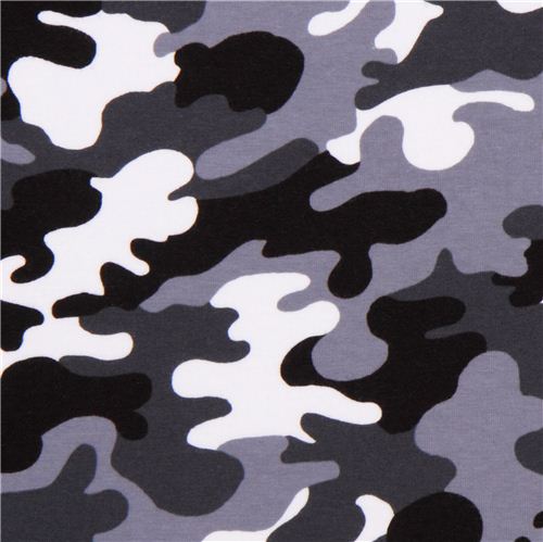 Robert Kaufman Camouflage blue Laguna Jersey knit fabric Fabric by Robert  Kaufman - modeS4u