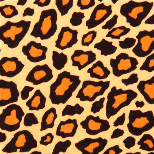 Robert Kaufman Cheetah beige Laguna Jersey knit fabric Fabric by Robert  Kaufman - modeS4u