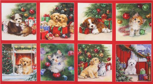Robert Kaufman Christmas animal fabric Fabric