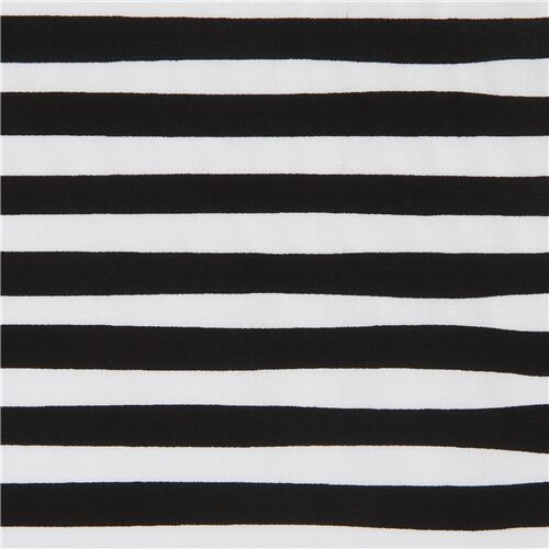 Robert Kaufman schwarz-weiß gestreifter Stoff