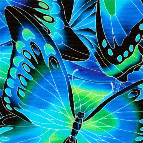 Robert Kaufman butterfly fabric modeS4u