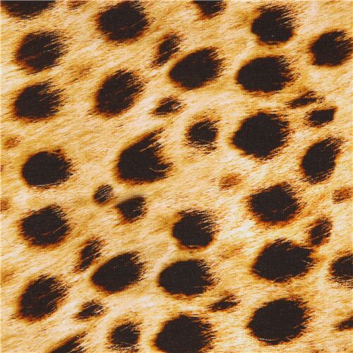 Cheetah Animal Print Fabric by Robert Kaufman - modeS4u