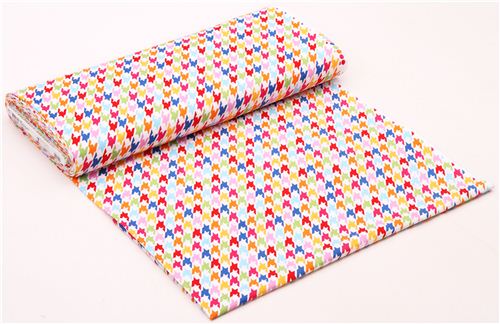 Robert Kaufman colorful houndstooth fabric Remix 3