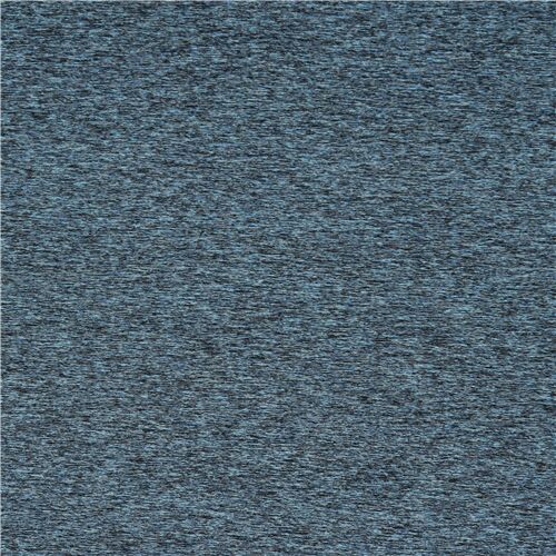 Robert Kaufman denim blue swimwear knit fabric modeS4u