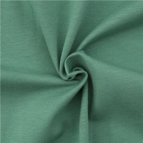 tessuto cotone tinta unita maglina jersey verde eucalipto Fabric by Robert  Kaufman - modeS4u