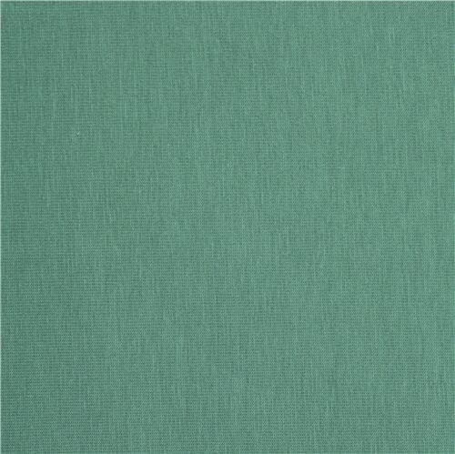 Tela de camiseta lisa punto verde eucalipto azulado Fabric by