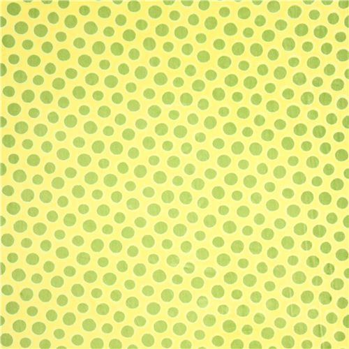 Robert Kaufman green minky fabric fleece plush Spot Dot 2