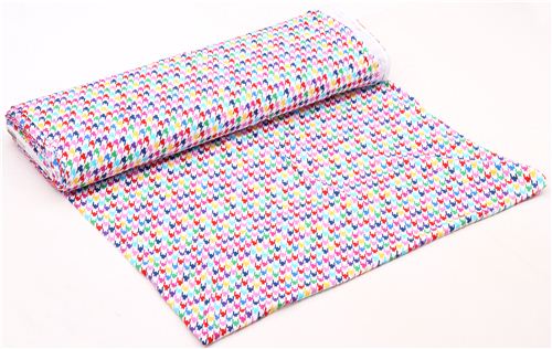 Robert Kaufman houndstooth tropical knit fabric 3