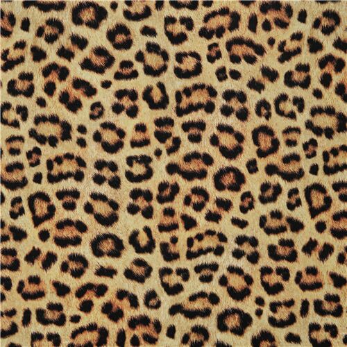 Robert Kaufman leopard spots swimwear knit fabric - modeS4u