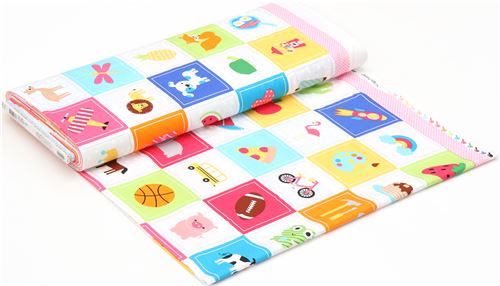 Resto de (50 x 112 cm) - Tela de Robert Kaufman con panel de estilo patchwork 3