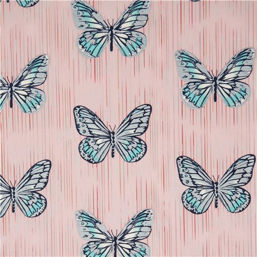 Pink Metallic Butterfly