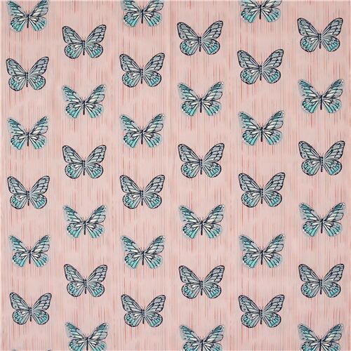 Pink Metallic Butterfly