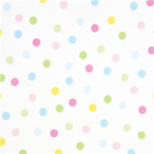 Robert Kaufman premium laminate fabric with polka dots 2