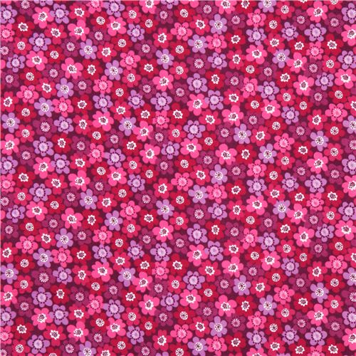 Robert Kaufman purple flower flannel fabric from the USA 2
